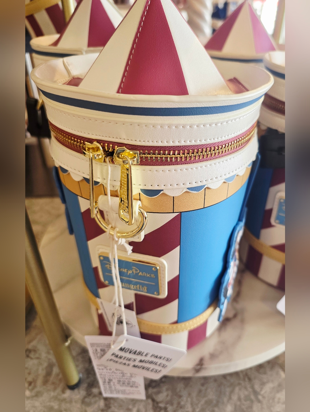 Disney Resort Brave Little Tailor Mickey And Minnie Mouse Carousel Crossbody